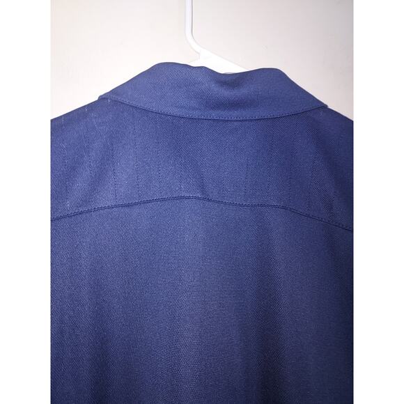 Adidas Men's Polo Climalite Athletic Lightweight Casual Shirt Blue White - Picture 7 of 11